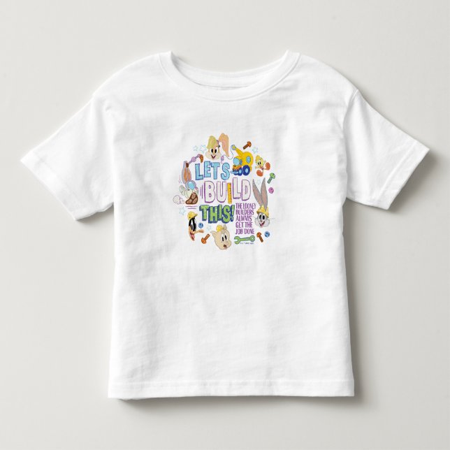 Camiseta Infantil BUGS BUNNY BUILDERS™| Esboço "Vamos Construir" (Frente)