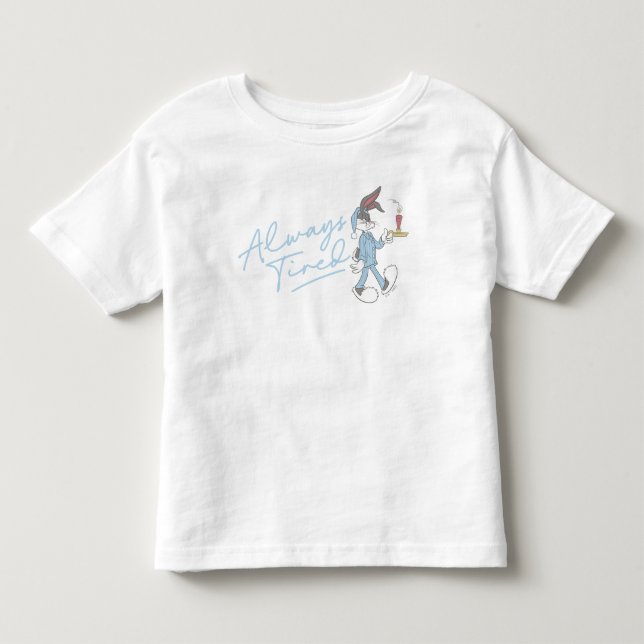 Camiseta Infantil BUGS BUNNY™ Sempre Cansado (Frente)