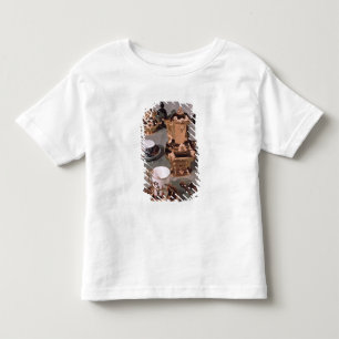 Camiseta Infantil Bule, açucareiro, pote do chocolate e caneca