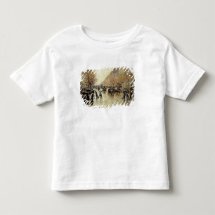Camiseta Infantil Bulevar Poissonniere na chuva, c.1885
