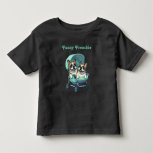 Camiseta Infantil Bulldog Francês Französische Bulldogge Gêmeos