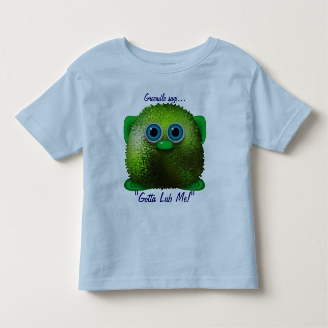 Camiseta Infantil Bumbum Cute Wuzzy Crianças Adoráveis (Frente)