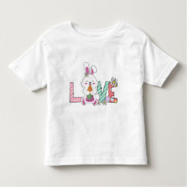 Camiseta Infantil Bunny comemora o dia da Páscoa