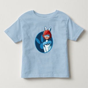 Camiseta Infantil Bunnyx Crachá Azul