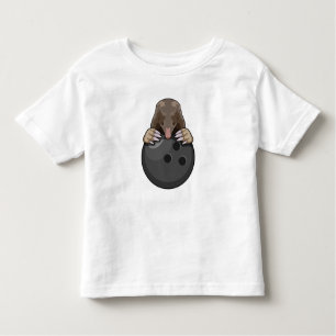 Camiseta Infantil Buraco na Boliche com Bola de boliche