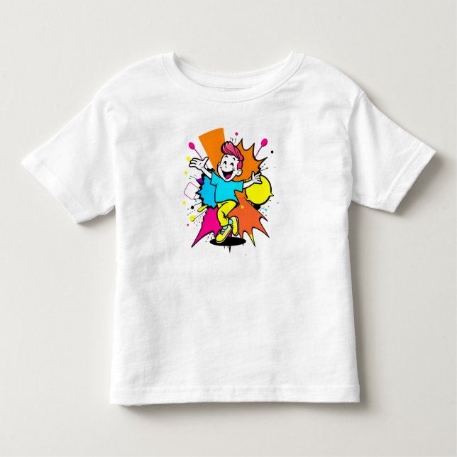 Camiseta Infantil Burst of Joy (Frente)
