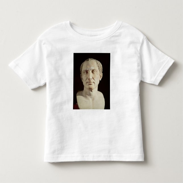 Camiseta Infantil Busto de Júlio César 2 (Frente)