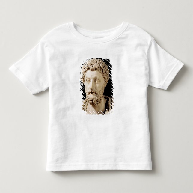Camiseta Infantil Busto de Marcus Aurelius (Frente)
