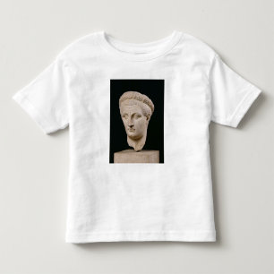Camiseta Infantil Busto do imperador Claudius de Thasos