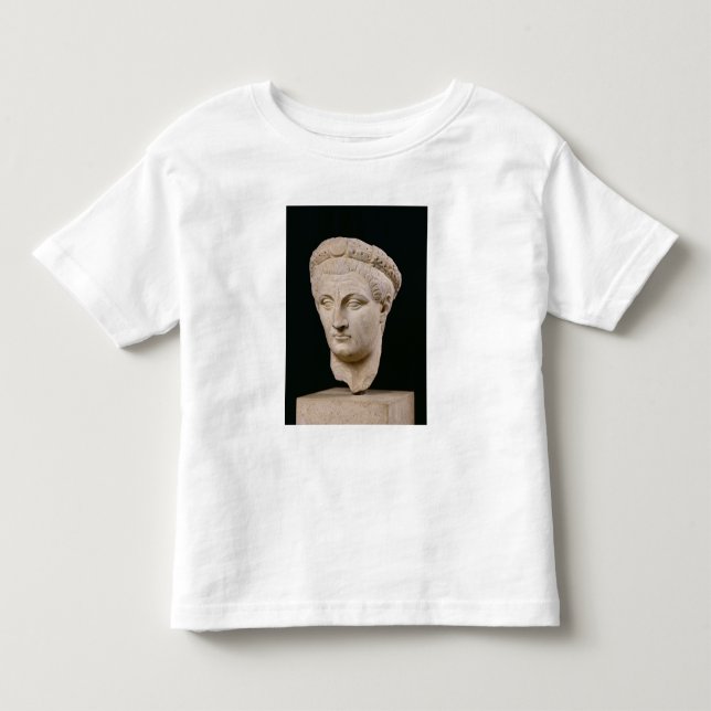 Camiseta Infantil Busto do imperador Claudius de Thasos (Frente)