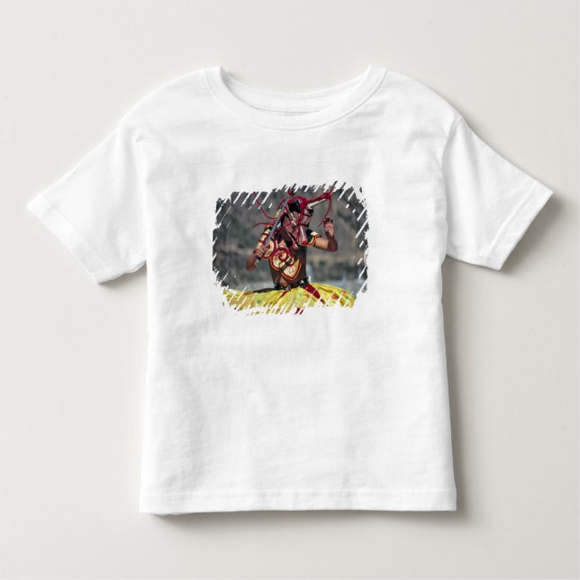 Camiseta Infantil Butão, Thimphu. Há uma grande variedade de (Frente)