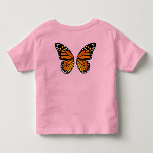 Camiseta Infantil Butterfly Wings Toddler T-shirt Cute Butterfly Tee