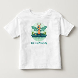 Camiseta Infantil Bye bye, Dragonfly