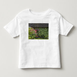 Camiseta Infantil Cabana com telhado de colmo, Adare, Condado de Lim