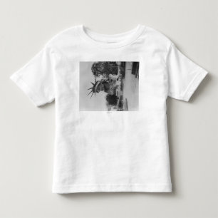 Camiseta Infantil Cabeça da estátua da liberdade no parque de Pari