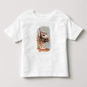 Camiseta Infantil Cabeça de Anubis, com uma maxila articulada