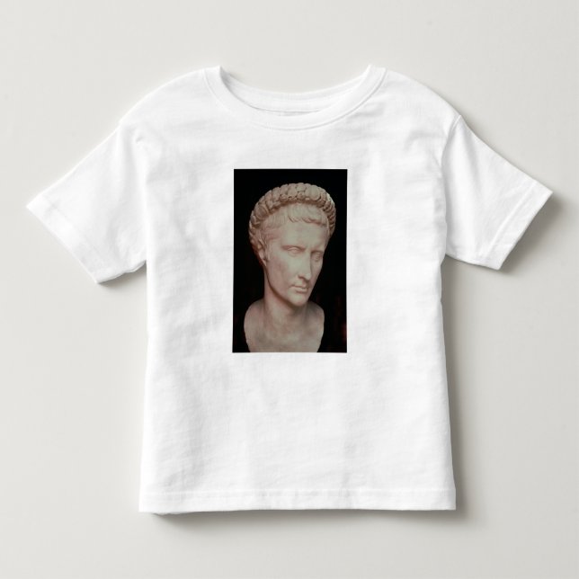 Camiseta Infantil Cabeça de Caesar Augustus (Frente)
