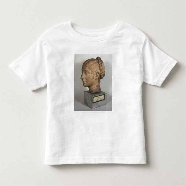 Camiseta Infantil Cabeça de calcário de uma Mulher (Frente)
