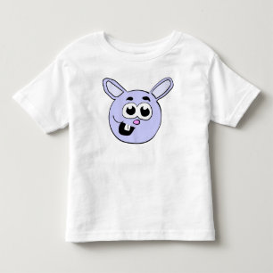 Camiseta Infantil Cabeça de Coelho Azul