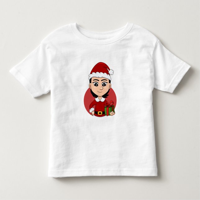Camiseta Infantil Cabeça de Natal-03.png Toddler T-shirt (Frente)