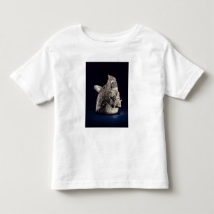 Camiseta Infantil Cabeça de um animal com cabeça humana nas maxila