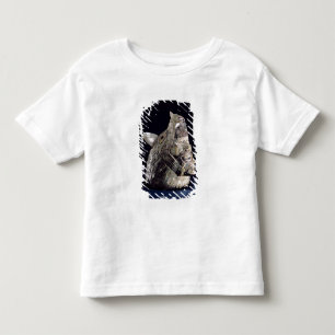 Camiseta Infantil Cabeça de um animal com cabeça humana nas maxila