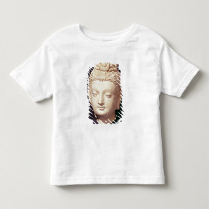 Camiseta Infantil Cabeça de um Buddha, estilo Greco-Budista