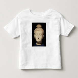 Camiseta Infantil Cabeça de um Buddha, estilo Greco-Budista
