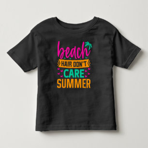 Camiseta Infantil Cabelo de Praia Sem Cuidado Verão-54804