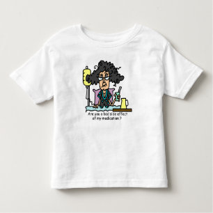 Camiseta Infantil Cabelo escuro do efeito secundário da