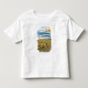 Camiseta Infantil Cabo Kiwanda e o Oceano Pacífico
