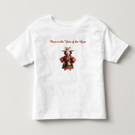Camiseta Infantil Cabrito com Fantasia Chinesa