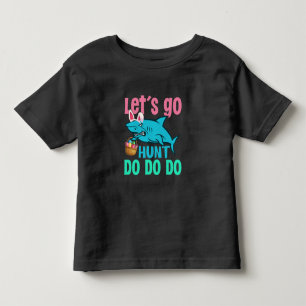 Camiseta Infantil Caça De Ovo De Páscoa Com Coelho Azul