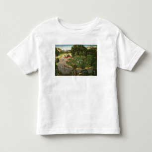 Camiseta Infantil Caça do veado do eleitor Friedrich III o "sábios
