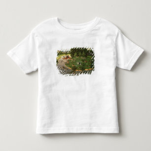 Camiseta Infantil Caça do veado do eleitor Friedrich III o "sábios
