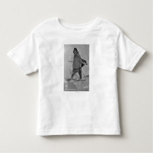 Camiseta Infantil Caçador de selo do Alasca com fotografia dos