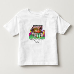 Camiseta Infantil Caçador de tesouro do campeão