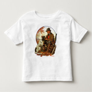 Camiseta Infantil Caçador e Spaniel