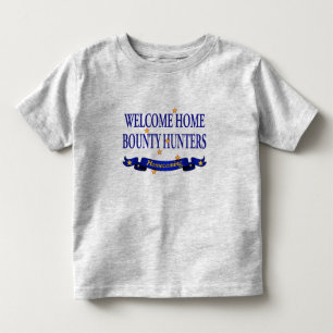 Camiseta Infantil Caçadores de prémios Home bem-vindos