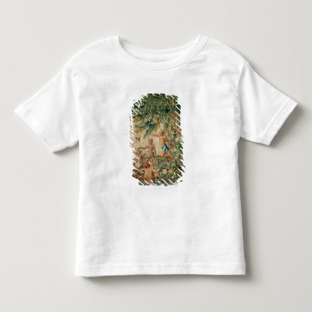 Camiseta Infantil Caçando, 'dos novos do DES de Tenture (Frente)