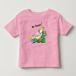 Camiseta Infantil cacatua Feliz