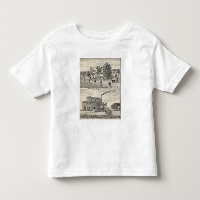 Camiseta Infantil Cacheville res, moinho de Madison (Frente)