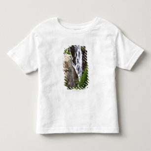 Camiseta Infantil Cachoeira no parque nacional de Monte Rainier
