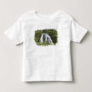 Camiseta Infantil Cachoeira Owharoa, Karangahake Gorge, perto de Pae