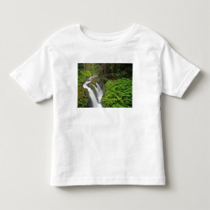 Camiseta Infantil Cachoeira Sol Duc no Parque Nacional Olímpico em 2