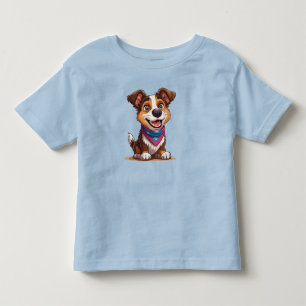 Camiseta Infantil Cachorro adorável