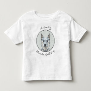 Camiseta Infantil Cachorro Australiano - Arte Cachorro Original Boni