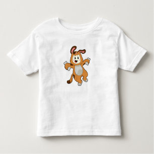 Camiseta Infantil Cachorro com Osso como Coelho