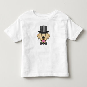 Camiseta Infantil Cachorro como Noivo com Gravata Borboleta