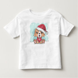 Camiseta Infantil Cachorro de Papais noeis